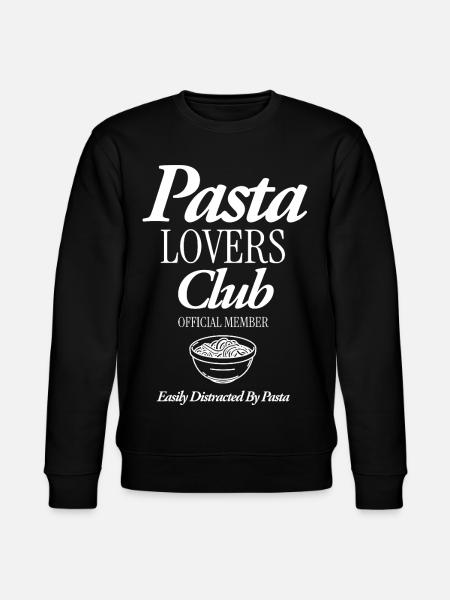 Pasta Lovers Club - Stanley/Stella CHANGER Unisex Organic Sweatshirt - black