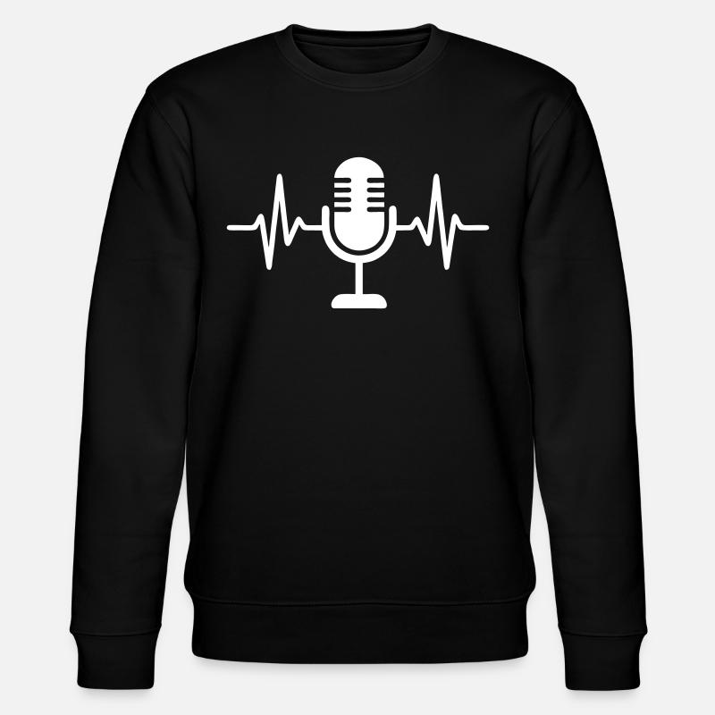 Micro Chant Podcast-Streaming - Stanley/Stella Unisex Bio-Sweatshirt CHANGER  - Schwarz