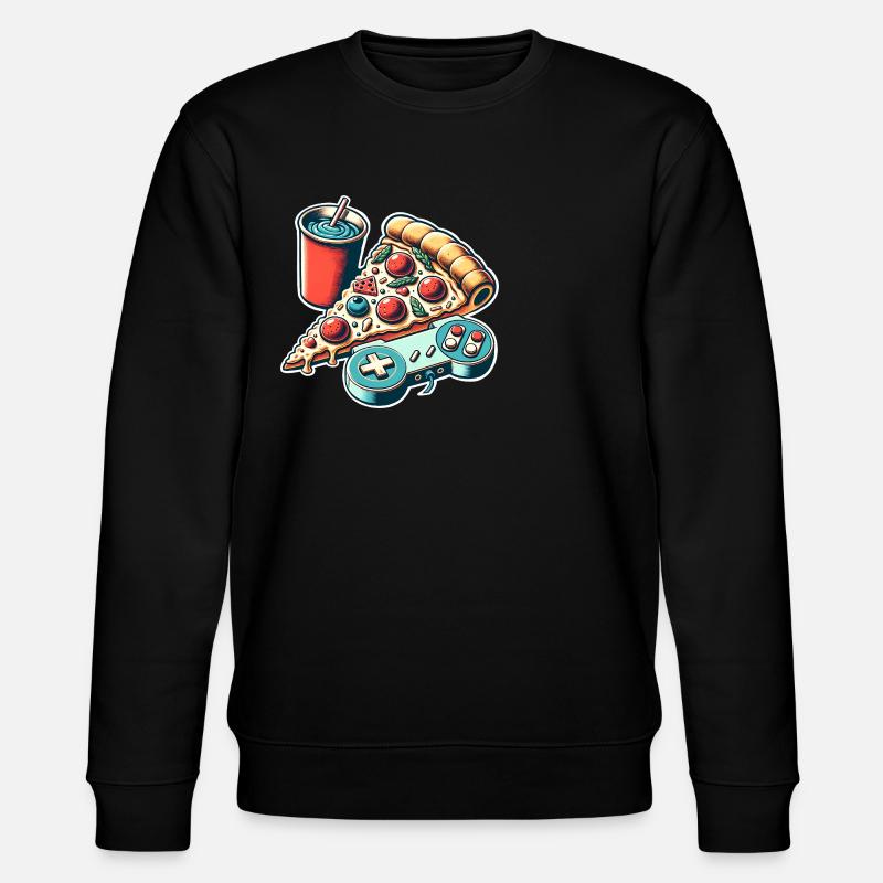 Pizza Gaming Gamer - Sweat bio CHANGER Stanley/Stella Unisexe - noir