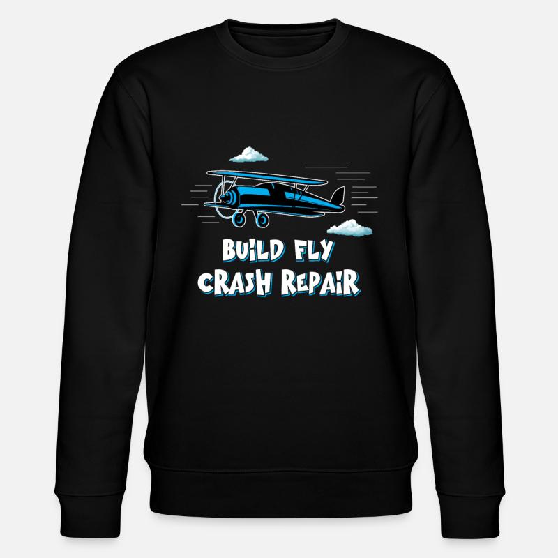 Construire un avion modèle - Sweat bio CHANGER Stanley/Stella Unisexe - noir