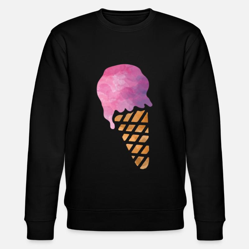 Eiscreme - Stanley/Stella Unisex Bio-Sweatshirt CHANGER  - Schwarz