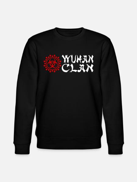 Wuhan clan - Stanley/Stella CHANGER Unisex Organic Sweatshirt - black