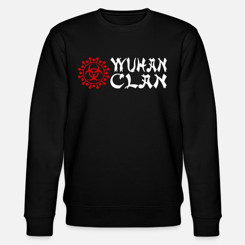Clan de Wuhan - Sweat bio CHANGER Stanley/Stella Unisexe - noir