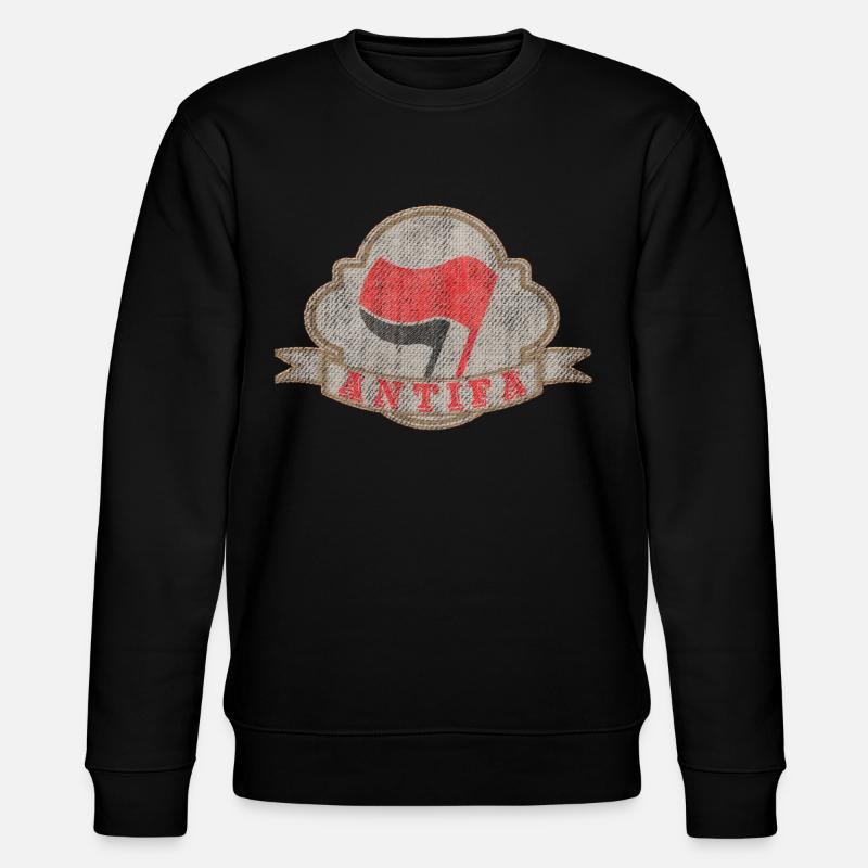 DRAPEAUX DE L'ANTIF - Sweat bio CHANGER Stanley/Stella Unisexe - noir