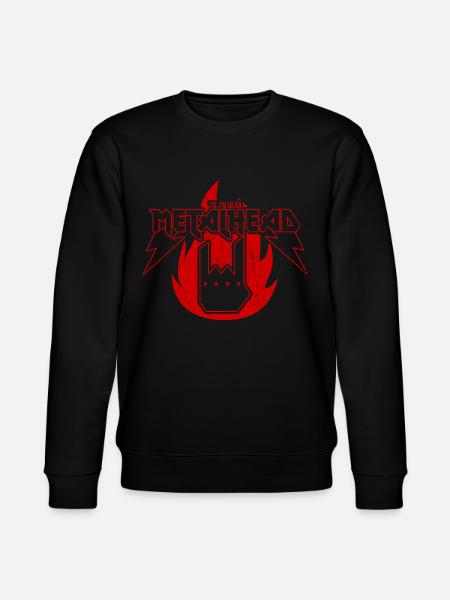 METALHEAD until death - Stanley/Stella CHANGER Unisex Organic Sweatshirt - black