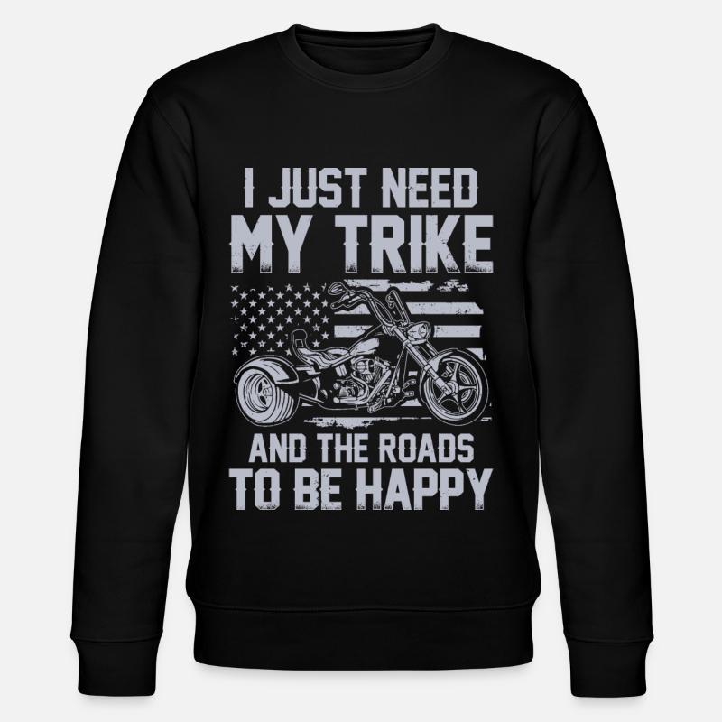 Trike - Stanley/Stella Unisex Bio-Sweatshirt CHANGER  - Schwarz