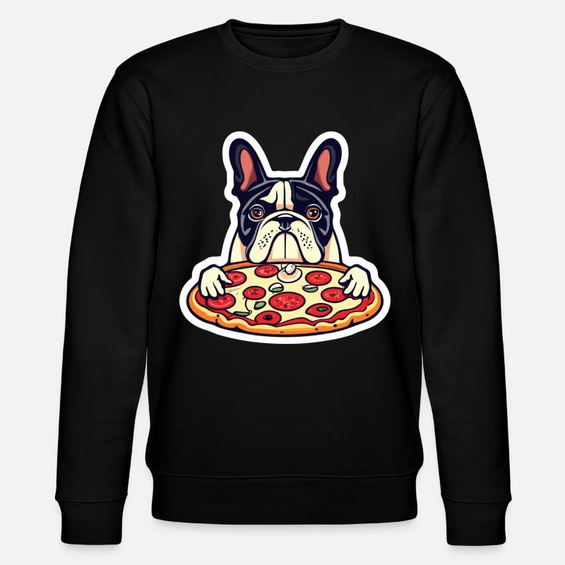 Pizza - Stanley/Stella Unisex Bio-Sweatshirt CHANGER - Schwarz