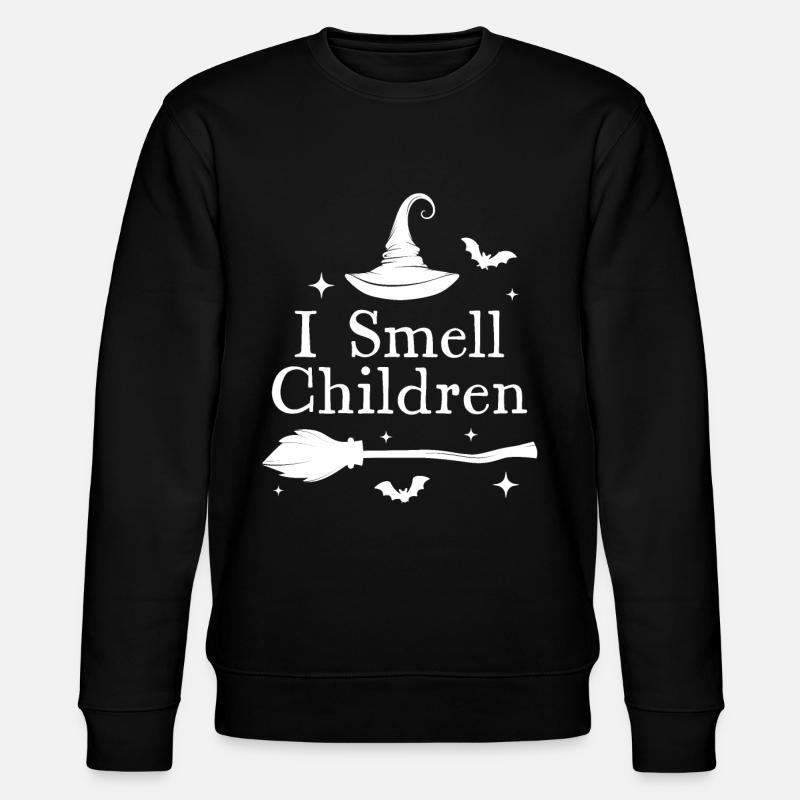 Ich rieche Kinder - Stanley/Stella Unisex Bio-Sweatshirt CHANGER - Schwarz