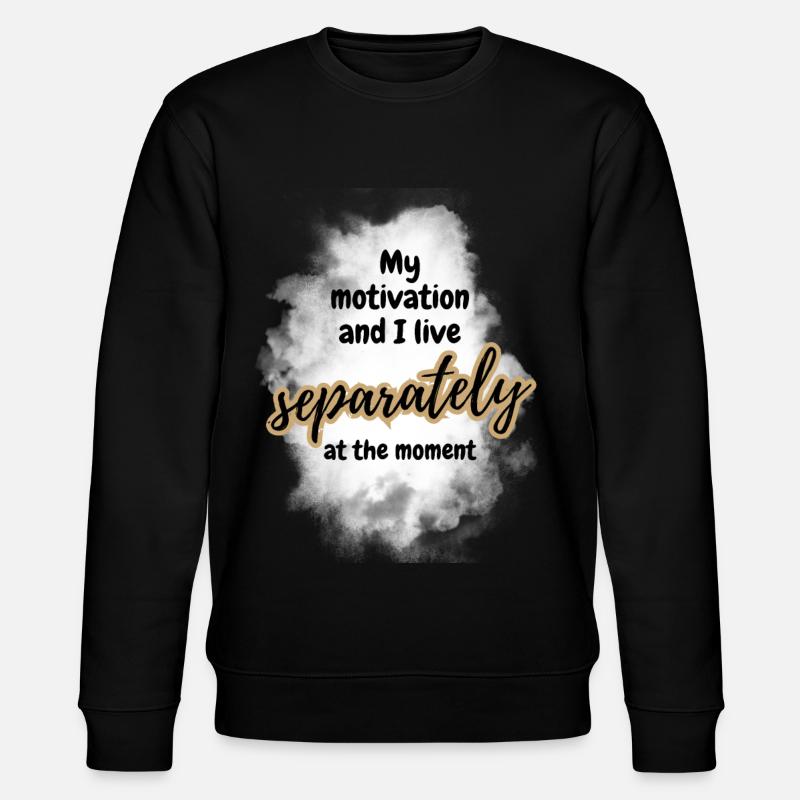 POSITIVE ATTITUDE MINDSET Motivation - Stanley/Stella CHANGER Unisex Organic Sweatshirt - black