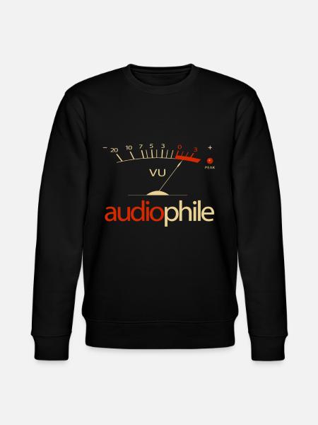 VU Meter Hi-Fi Vintage Stereo Audiophile - Stanley/Stella Unisex Bio-Sweatshirt CHANGER  - Schwarz