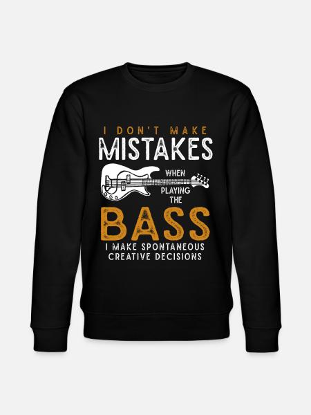Bass player bass player bass guitar gift idea - Stanley/Stella CHANGER Unisex Organic Sweatshirt - black