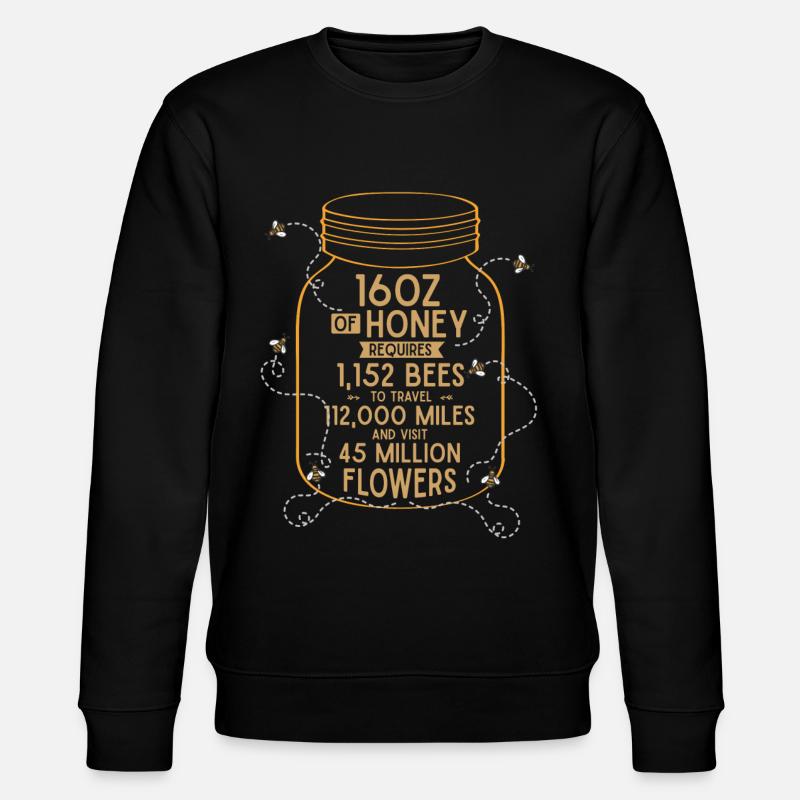 Beekeepers, Beekeeping, Beekeeping, Honey - Stanley/Stella CHANGER Unisex Organic Sweatshirt - black