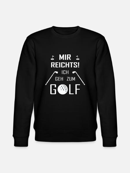Golf Spruch - Stanley/Stella Unisex Bio-Sweatshirt CHANGER  - Schwarz