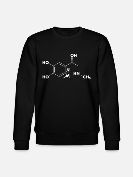 Climbing Adrenaline, Climbing, Climbing - Stanley/Stella CHANGER Unisex Organic Sweatshirt - black