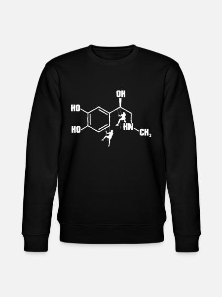 Klatring Adrenaline, Klatring, Klatring - Stanley/Stella økologisk unisex-sweatshirt CHANGER  - sort