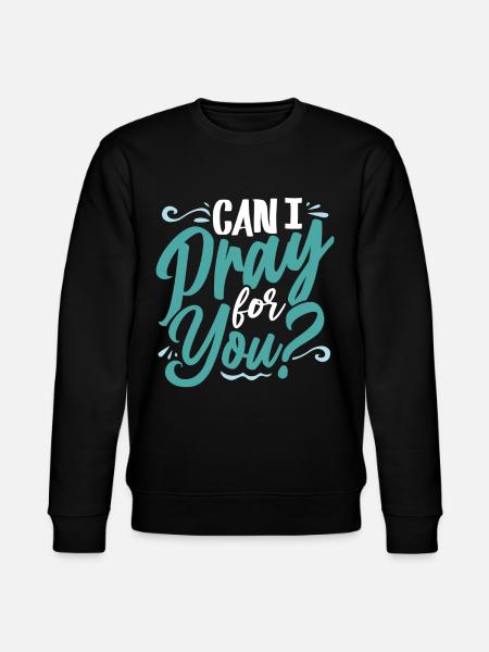 Bibelvers, Christlicher Gott, Gebetspsalm - Stanley/Stella Unisex Bio-Sweatshirt CHANGER - Schwarz