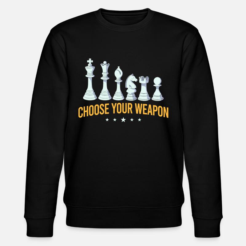 Échecs, joueur d’échecs, amateur d’échecs - Sweat bio CHANGER Stanley/Stella Unisexe - noir