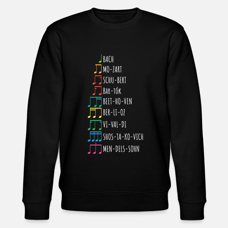 Compositeurs classiques, compositeurs, musique - Sweat bio CHANGER Stanley/Stella Unisexe - noir