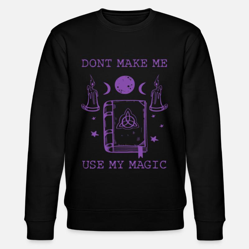 Wicca Witchcraft Hexen Magical - Stanley/Stella Unisex Bio-Sweatshirt CHANGER  - Schwarz
