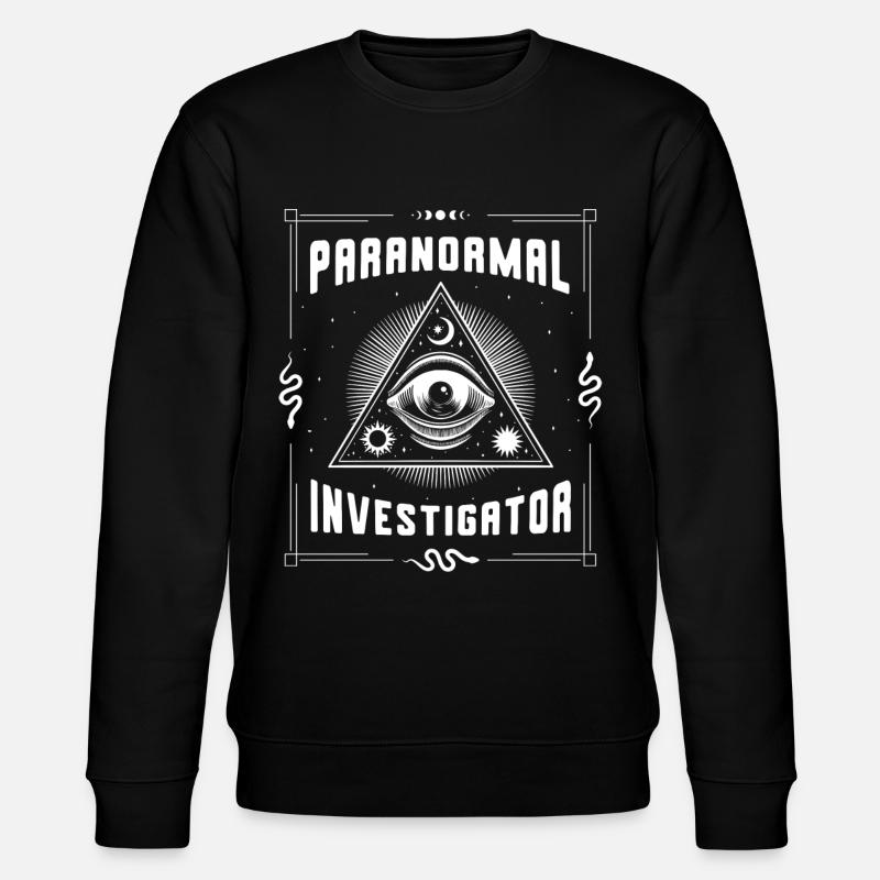 Enquêteur paranormal - Sweat bio CHANGER Stanley/Stella Unisexe - noir