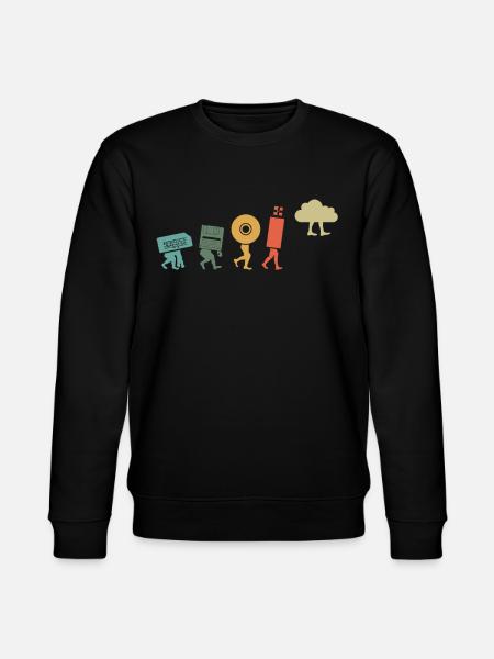Cloud Computing, Programmer Nerd - Stanley/Stella CHANGER Unisex Organic Sweatshirt - black