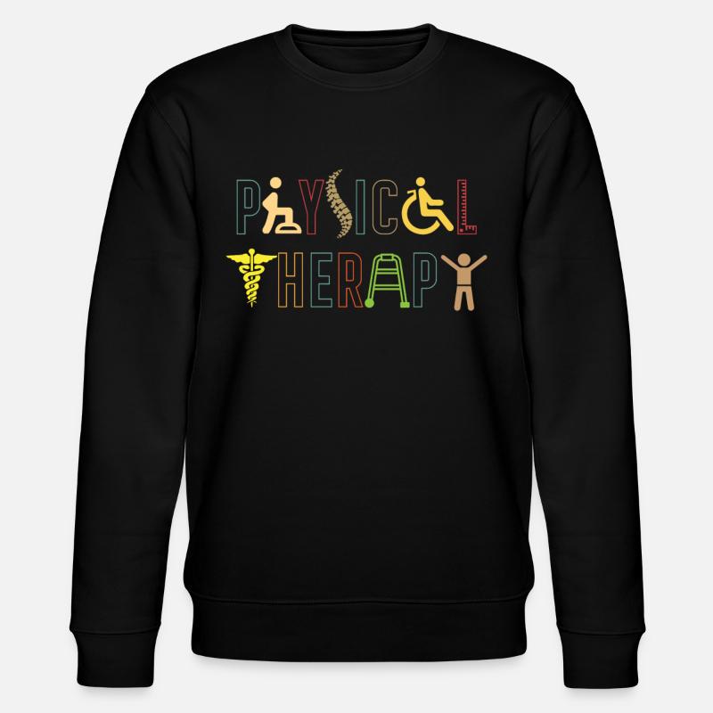 Physiotherapy - Stanley/Stella CHANGER Unisex Organic Sweatshirt - black