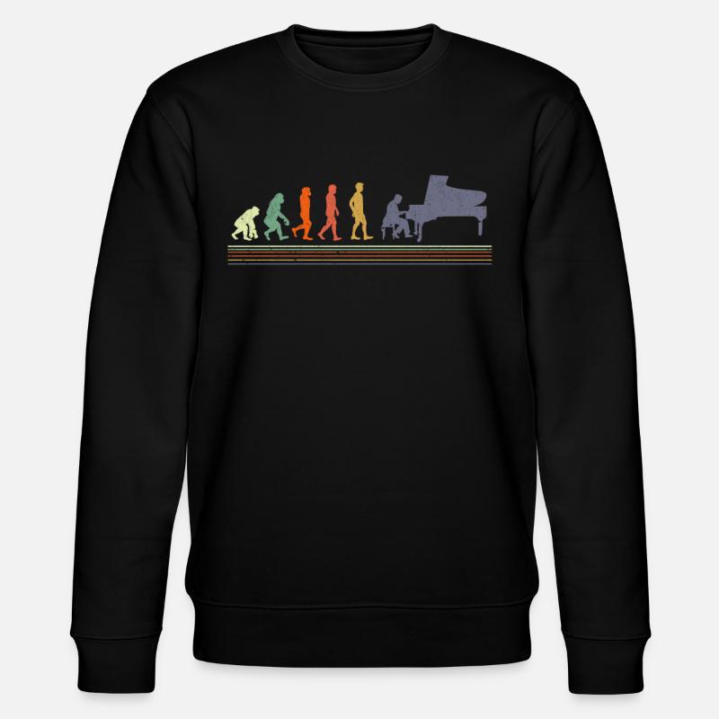 Pianiste Evolution Musicien - Sweat bio CHANGER Stanley/Stella Unisexe - noir