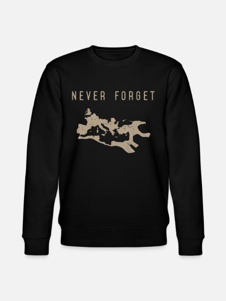 Roman Empire, Ancient Romans, Caesar - Stanley/Stella CHANGER Unisex Organic Sweatshirt - black