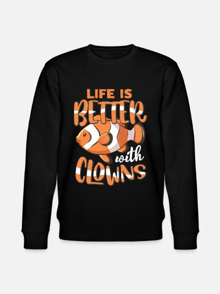 Saltwater Aquarium Aquarium - Stanley/Stella CHANGER Unisex Organic Sweatshirt - black