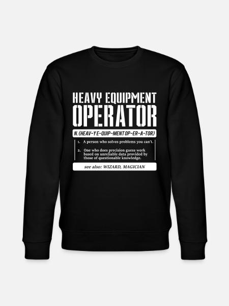 Excavator driver - Stanley/Stella CHANGER Unisex Organic Sweatshirt - black