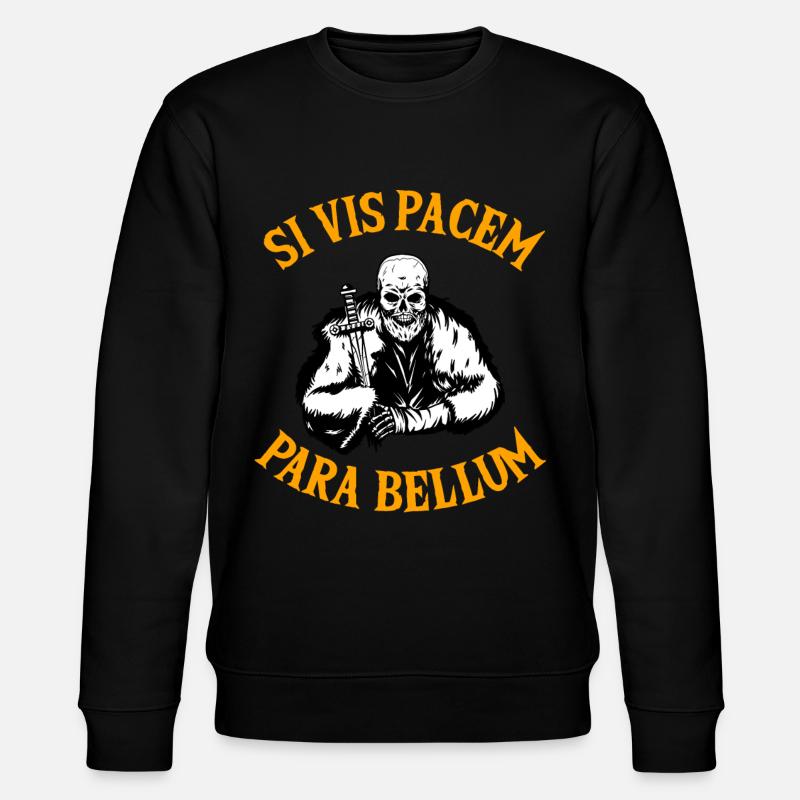 SI VIS Pacem Para Bellum - Stanley/Stella CHANGER Unisex Organic Sweatshirt - black