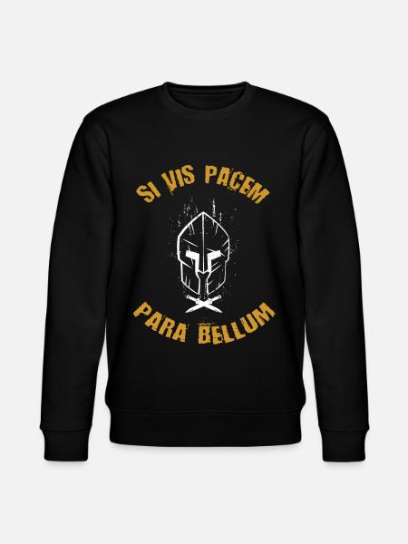 SI VIS Pacem Para Bellum - Stanley/Stella CHANGER Unisex Organic Sweatshirt - black