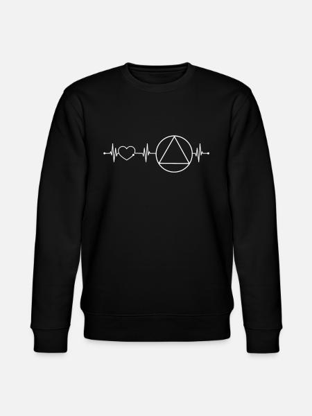 Sobriety Hope Recovery Alcoholics - Stanley/Stella CHANGER Unisex Organic Sweatshirt - black