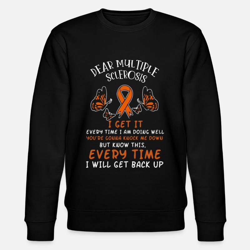 Multiple sclerosis sensitization. - Stanley/Stella CHANGER Unisex Organic Sweatshirt - black