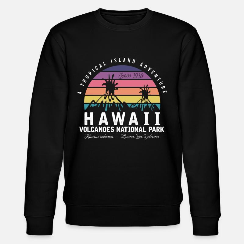 Parc national des volcans d’Hawaï - Sweat bio CHANGER Stanley/Stella Unisexe - noir