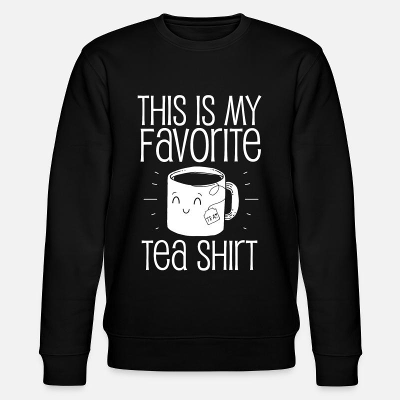 Lieblingsteehemd, Tee, Teetrinker - Stanley/Stella Unisex Bio-Sweatshirt CHANGER  - Schwarz