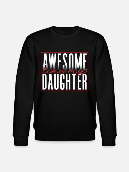 Super comme ma fille - Sweat bio CHANGER Stanley/Stella Unisexe - noir