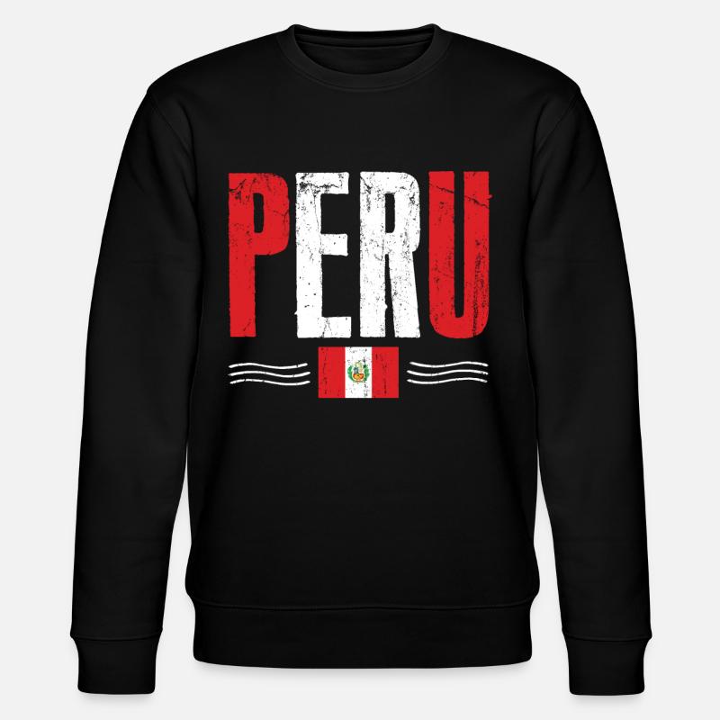 Peru Fan, Amérique du Sud - Sweat bio CHANGER Stanley/Stella Unisexe - noir