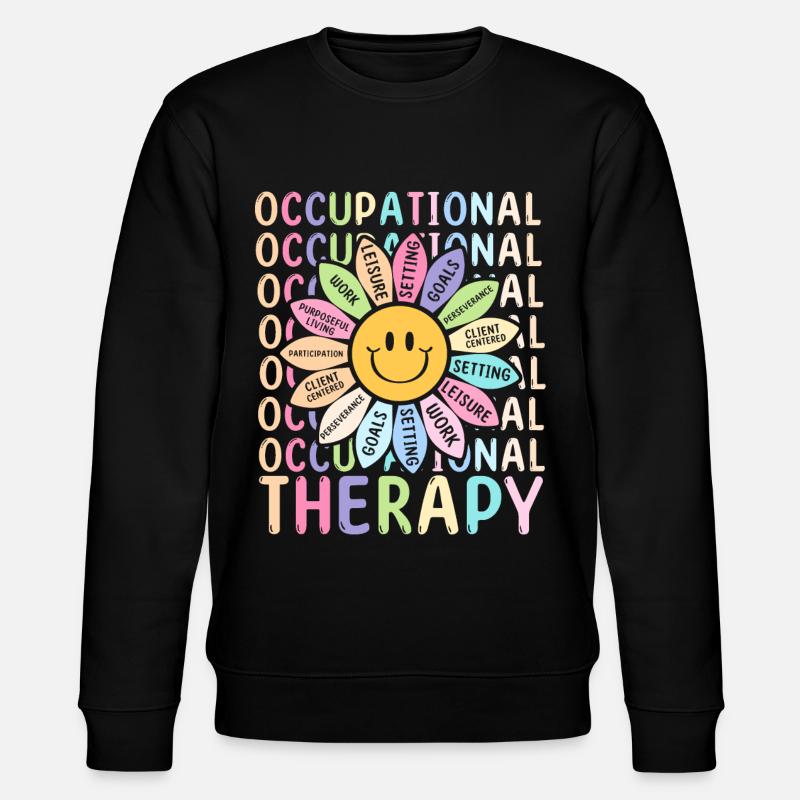 Beschäftigungstherapie - Stanley/Stella Unisex Bio-Sweatshirt CHANGER  - Schwarz