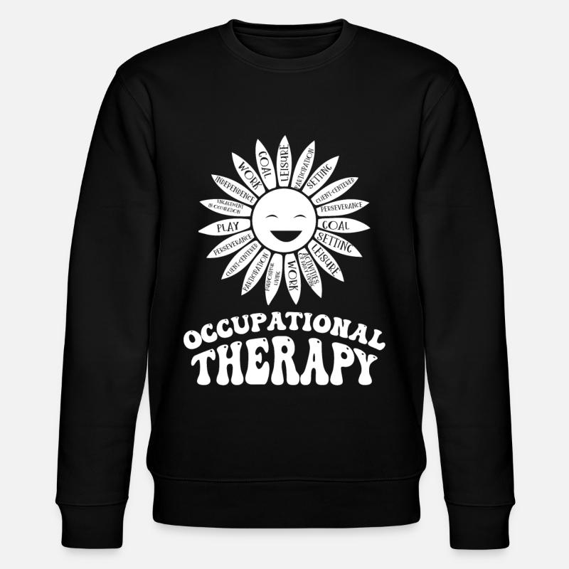 Beschäftigungstherapie - Stanley/Stella Unisex Bio-Sweatshirt CHANGER  - Schwarz