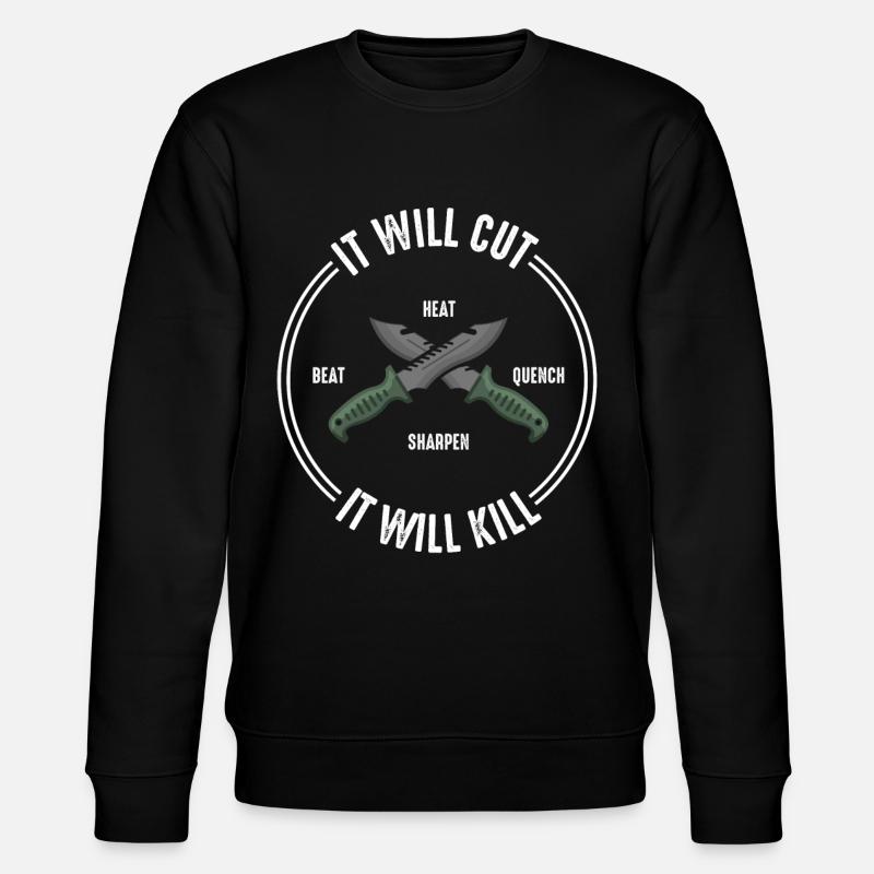 Messermacher - Stanley/Stella Unisex Bio-Sweatshirt CHANGER - Schwarz