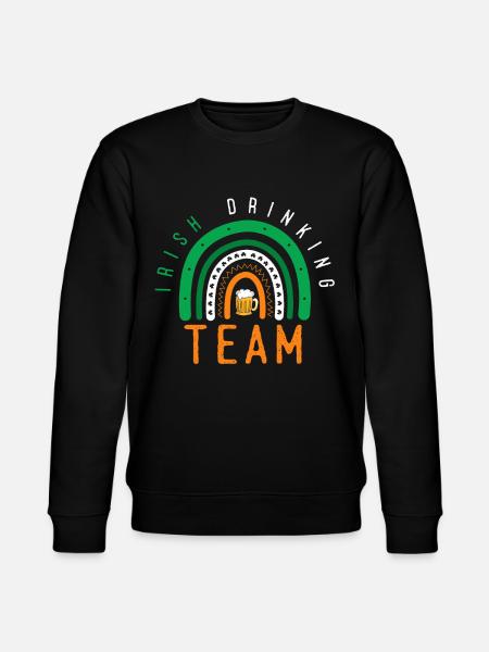 Irish Drinking Team - Stanley/Stella CHANGER Unisex Organic Sweatshirt - black