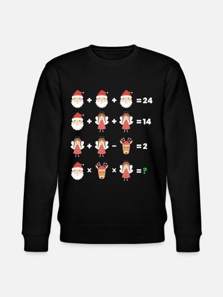 Math Teacher Equation - Stanley/Stella CHANGER Unisex Organic Sweatshirt - black