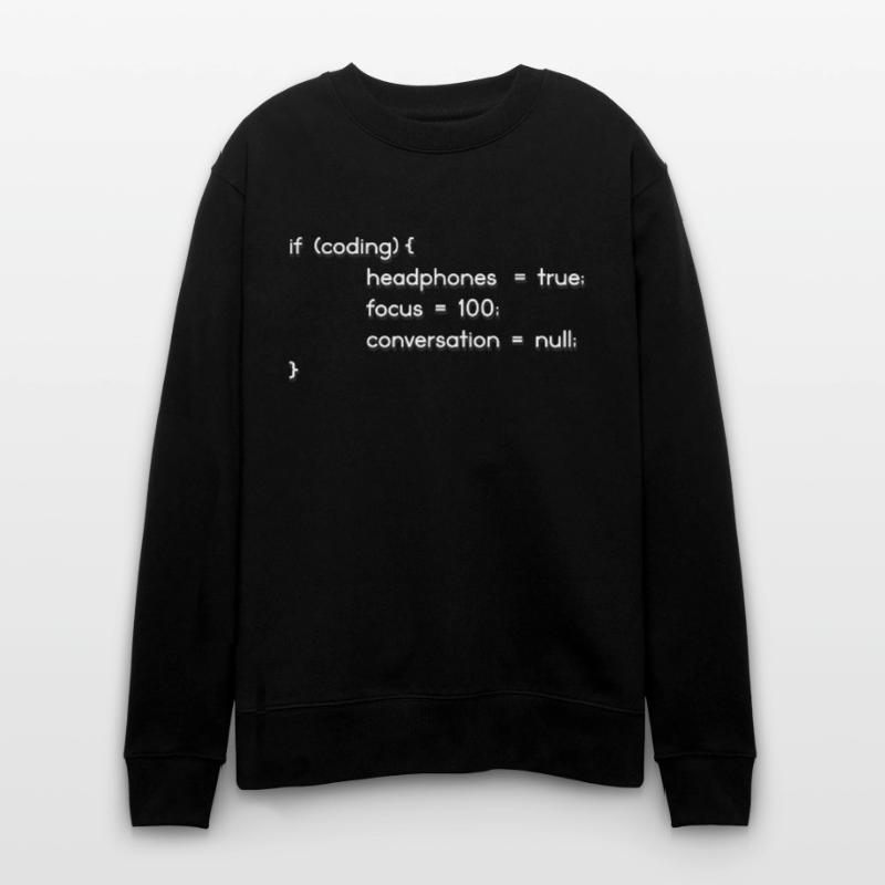 Casques, encodeurs, programmeurs codage Sweat bio CHANGER Stanley/Stella Unisexe