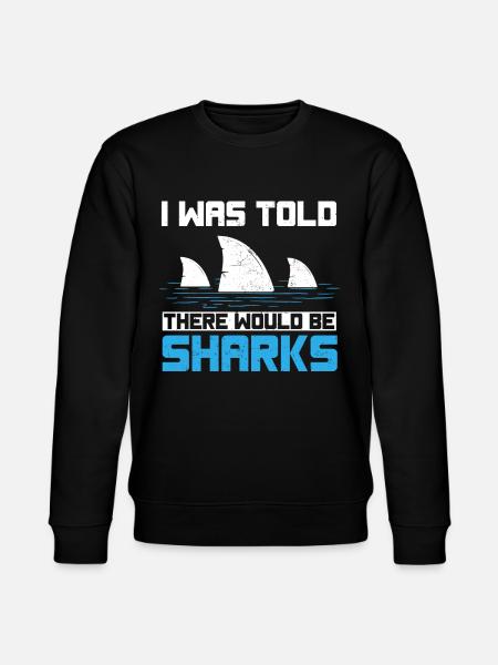 Feel stunning, shark, shark - Stanley/Stella CHANGER Unisex Organic Sweatshirt - black