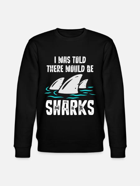 Feel stunning, shark, shark - Stanley/Stella CHANGER Unisex Organic Sweatshirt - black