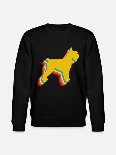 Schnauzer, Schnauzer Dog Owner Gift - Stanley/Stella CHANGER Unisex Organic Sweatshirt - black