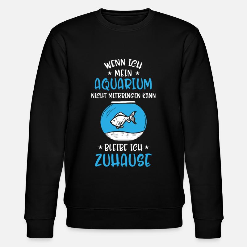 Entwicklung Von Aquaristen, Aquarium - Stanley/Stella Unisex Bio-Sweatshirt CHANGER  - Schwarz