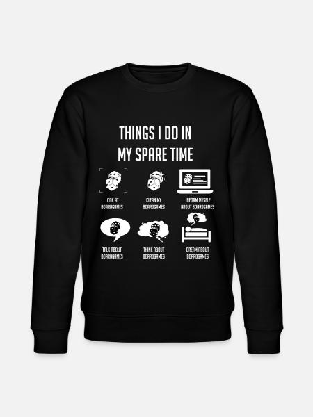 Board Games, Board Game, Board Games Games - Stanley/Stella CHANGER Unisex Organic Sweatshirt - black