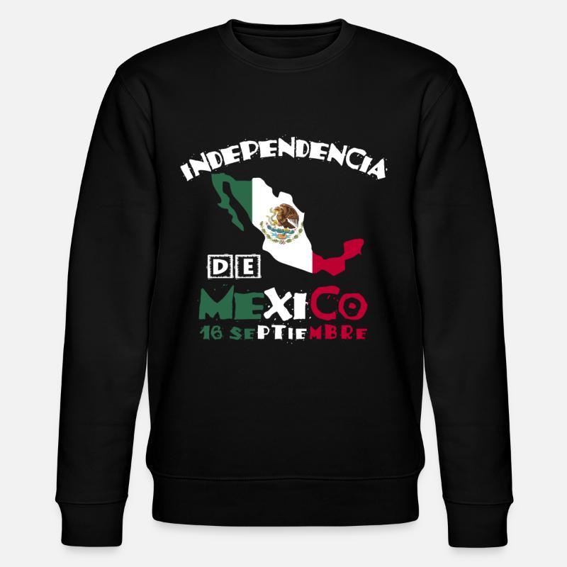 Independencia De Mexico, racines mexicaines - Sweat bio CHANGER Stanley/Stella Unisexe - noir
